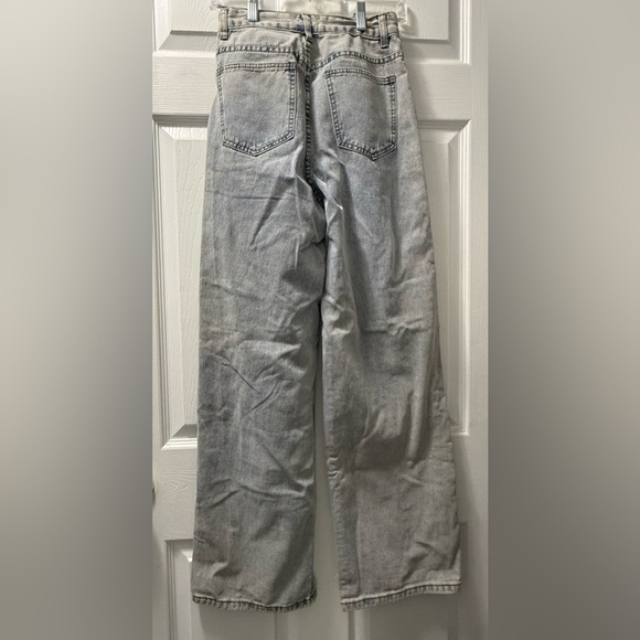 SHEIN Light Blue Wash Wide-Leg Jeans - Size XS - Picture 3 of 9
